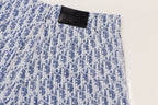 Dior shorts back with waistband logo tab