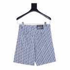 Dior shorts with belt loops and black waist tab