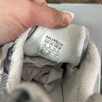 Unisex sneakers inner label with Balenciaga size and UK/EUR conversion text