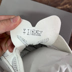 White insole underside with size labels and Made in China text