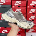Balenciaga unisex sneakers in grey mesh with lace-up closure and cream midsole