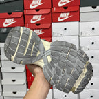 Balenciaga unisex running shoes, bottom view of gray outsole with traction grooves