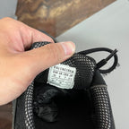 Black sneaker interior size label, BALENCIAGA brand text visible
