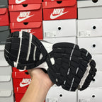 Unisex Balenciaga running shoes, outsole view with black and dark gray traction pods