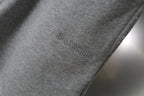 Grey sweat shorts with Balenciaga embroidery at the side seam