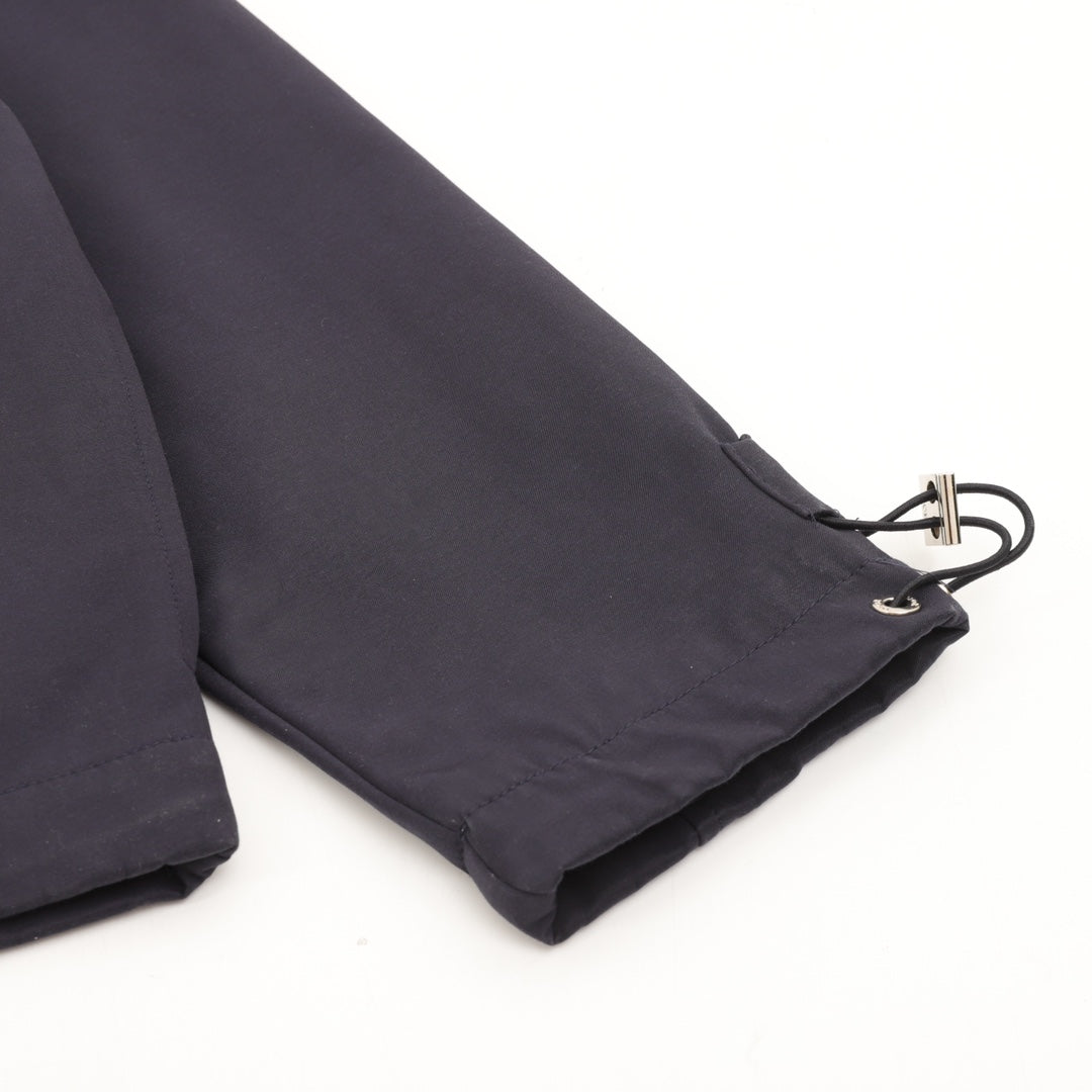 Dior jacket sleeve cuff with adjustable drawcord tie detail