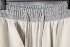 Balenciaga gray pants with elastic waistband and inner drawstring channel
