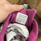 Balenciaga sneakers size tag inside: EUR 42, purple knit collar lining