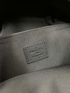 Louis Vuitton fabric interior label patch with stitched border
