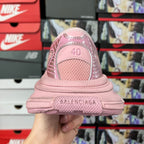 Pink Balenciaga unisex sneaker heel with “40” marking and raised logo