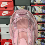 Pink Balenciaga unisex sneaker toe and mesh panels with lace-up overlay