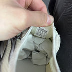 Balenciaga unisex sneakers size label inside with BALENCIAGA logo and sizing text