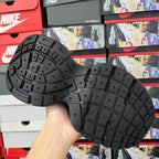 Black rubber outsole for sneaker with textured traction tread pattern