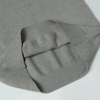Stone Island knit sleeve and cuff, heather gray, ribbed knit