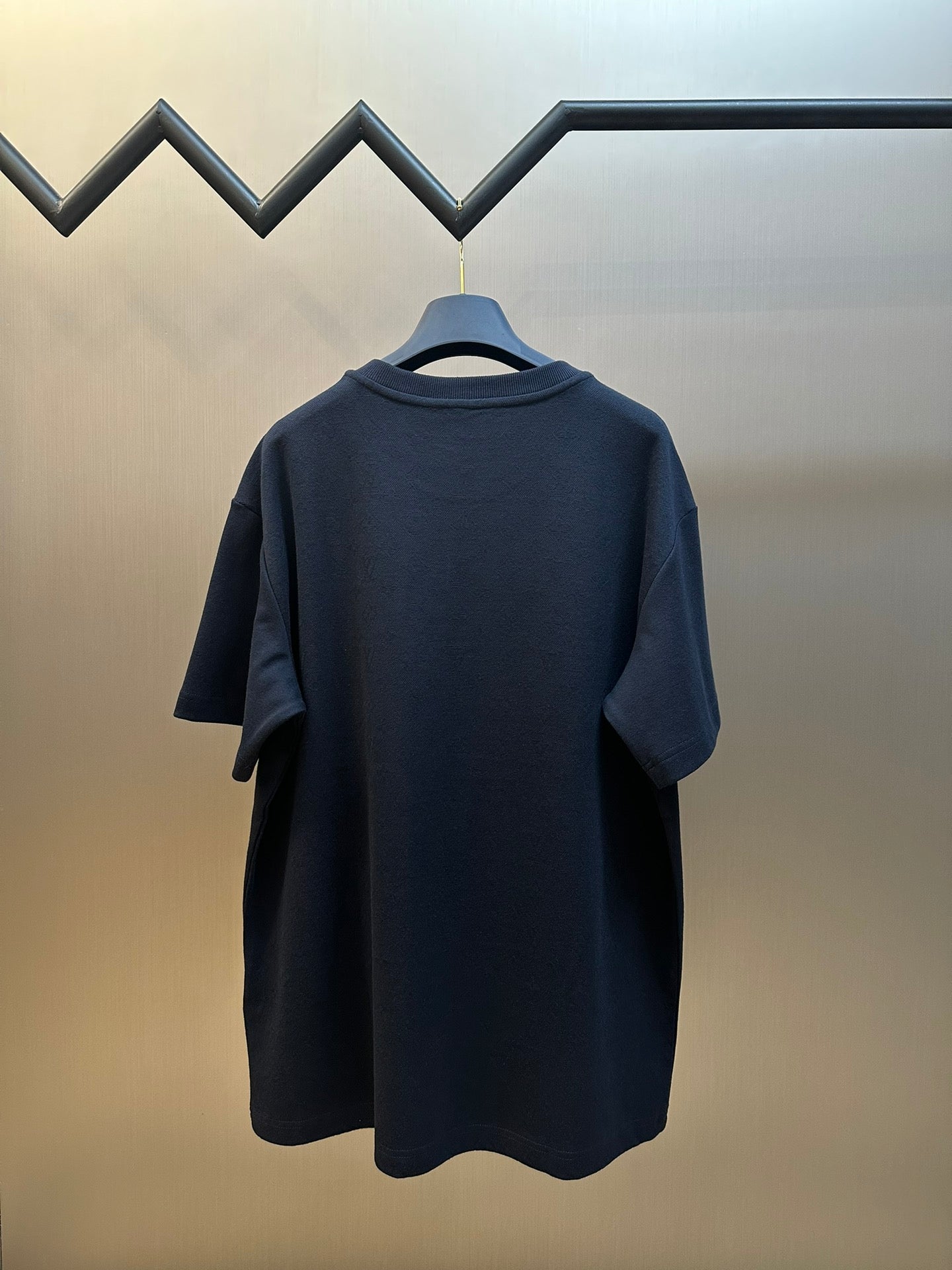 Louis Vuitton dark navy short-sleeve T-shirt, crew neck back view