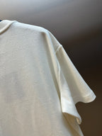 Louis Vuitton white T-shirt sleeve in textured fabric