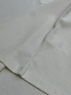 Louis Vuitton white T-shirt hem with soft fabric fold