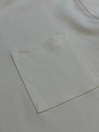 Louis Vuitton white chest pocket with stitched edge detail
