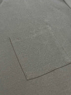 Louis Vuitton T-shirt fabric panel with visible stitching lines close-up