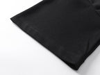 Black Gucci short-sleeve T-shirt sleeve and hem fold detail