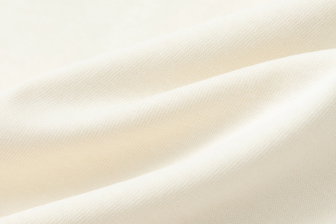 Cream fabric swatch for short, textured weave