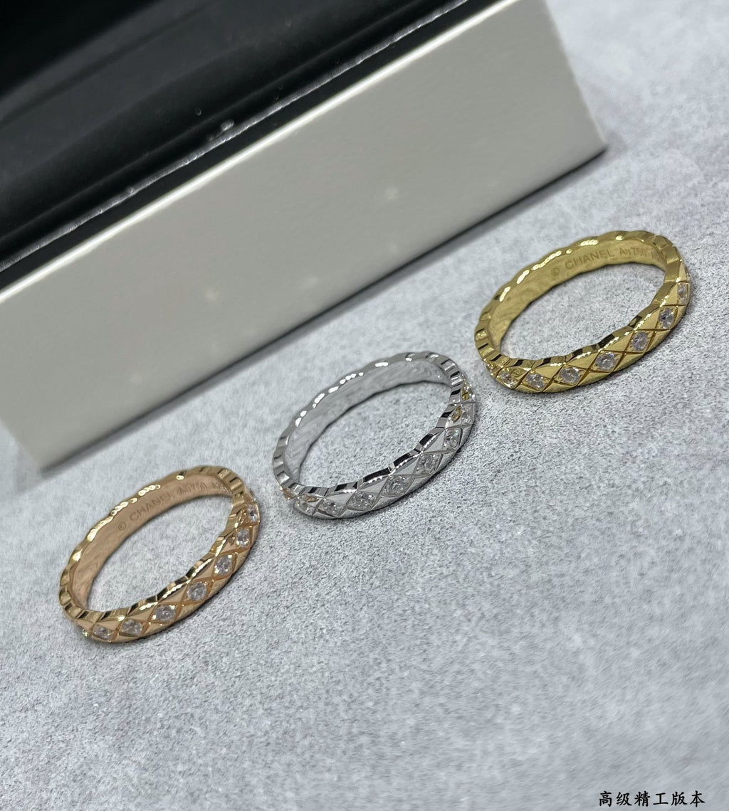 Stack of oval pavé bangles in gold and silver