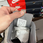 Balenciaga unisex luxury shoes, light gray inside label with size and fit info