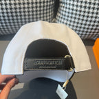 Louis Vuitton cap inside view with black size label and adjustable strap