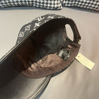 Louis Vuitton monogram cap interior view with adjustable strap