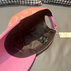 Louis Vuitton cap opened view showing dark interior lining and hanging tag