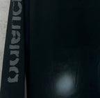 Balenciaga long-sleeve T-shirt sleeve, dark with vertical logo text print