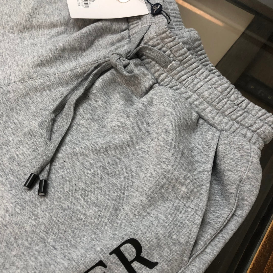 Stone Island shorts, light gray heather knit with elastic waist and gray drawcord