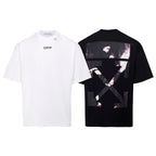 Two T-shirts: white tee and black tee, each with small OPS logo