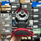 Chunky sneaker heel with BALENCIAGA logo and red outsole tread