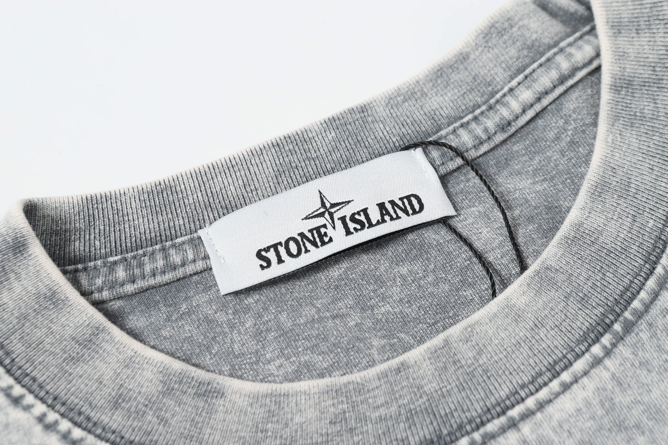 Stone Island crew-neck T-shirt with interior neck label