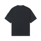 Stone Island crew-neck T-shirt in dark color, back view