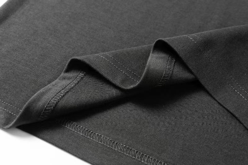 Stone Island T-shirt fabric with stitched shoulder seam detail