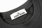 Stone Island T-shirt neckline with fabric label at collar