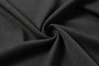 Stone Island dark gray T-shirt fabric close-up, smooth knit texture