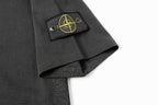 Stone Island T-shirt sleeve cuff with patch detail