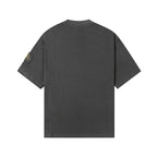 Stone Island short-sleeve T-shirt, dark gray back view
