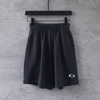 Dark Balenciaga pants with elastic waistband and pleated legs