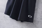 Dark short-length Balenciaga pants with side hem logo detail