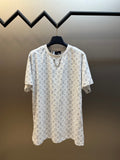 Louis Vuitton monogram T-shirt with crew neck and short sleeves on hanger