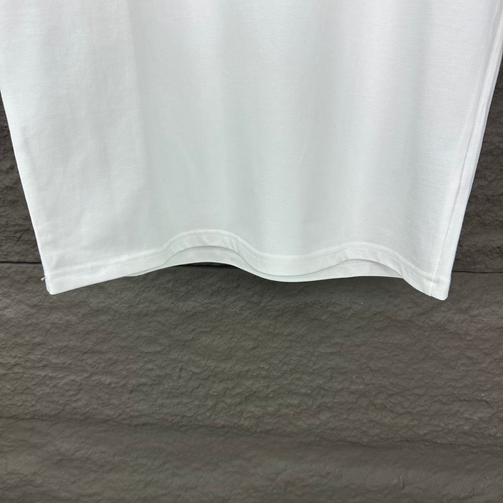 Prada short-sleeve T-shirt hem in white