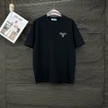 Black Prada short-sleeve T-shirt with small chest logo
