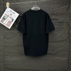 Black Prada short-sleeve T-shirt with plain back