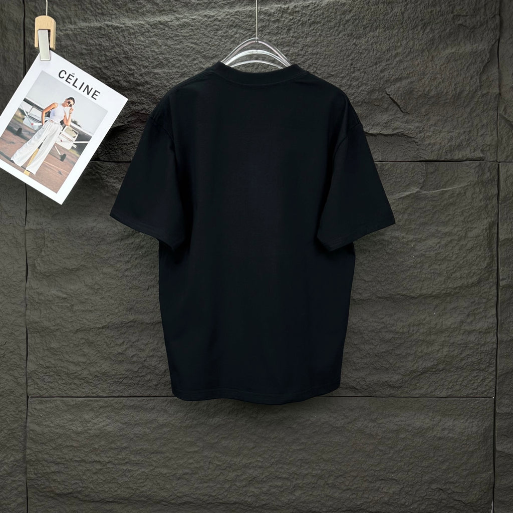 Prada short-sleeve T-shirt, black with plain back