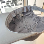 Prada baseball cap, light gray, interior label on inside brim