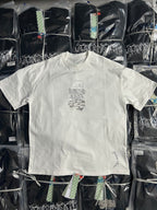 Off White graphic T-shirt, white with large black front logo print